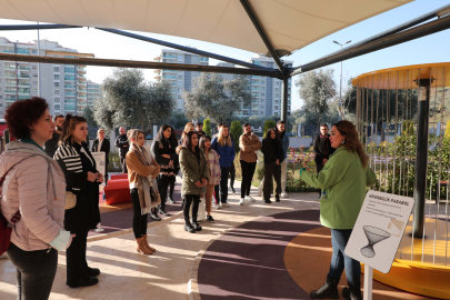 EFELER’İN MATEMATİK PARKI ADÜ’LÜ ÖĞRENCİLERİ AĞIRLADI