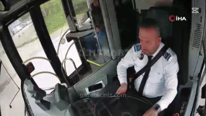 Otobüs Şoföründen Örnek Davranış