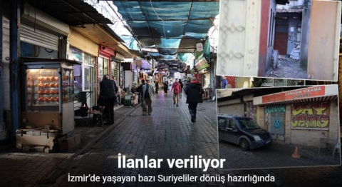 İzmir’de Yaşayan Bazı Suriyeliler Dönüş Hazırlığında: İlanlar Veriliyor