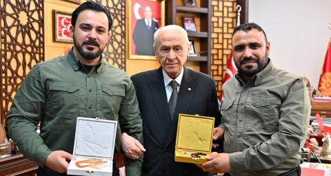MHP Genel Başkanı Bahçeli, Suriye’den Gelen Heyeti Kabul Etti