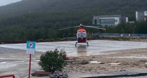 Düşen Ambulans Helikopterin Havalandığı O Anlar Ortaya Çıktı