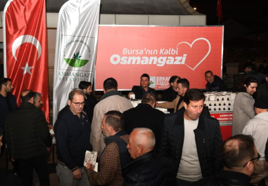 Osmangazi Belediyesi, Miraç Kandili Dolayısıyla Vatandaşlara Kandil Simidi Dağıttı