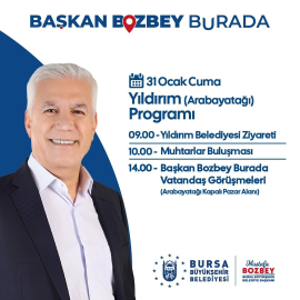 Başkan Bozbey Burada- Yıldırım