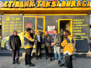 Taksicilere, 'Fermuarı Aç' Ziyareti