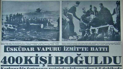 1 MART 1958 / ÜSKÜDAR VAPURU BATTI