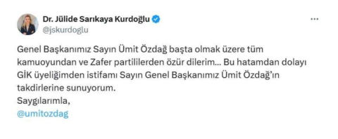 İddianame belirsizliği istifa getirdi