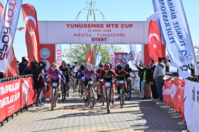 Dağ bisikleti sporcuları Manisa’da buluştu