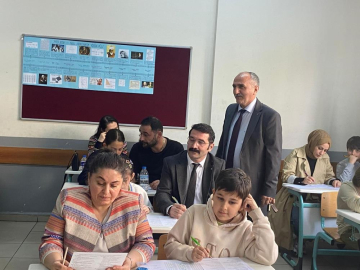 Bu sınavda veliler de ter döktü