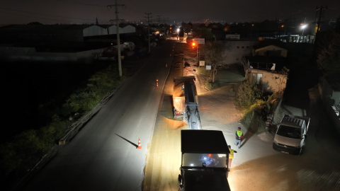 Bursa'da gece gündüz ulaşım mesaisi