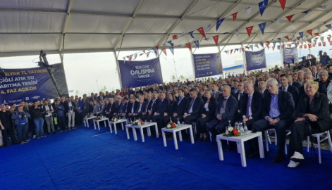 Türkiye’nin en büyük arıtma tesisi Çiğli’de açıldı