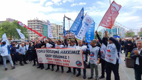 Konak Belediyesi’nde iş bırakma eylemi