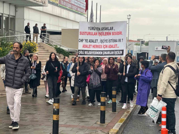 Çiğli’de işten atılanlar Ankara’ya yürüyor
