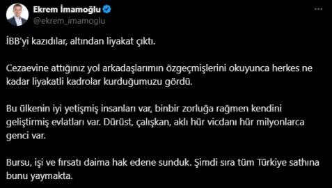 İBB’yi kazıdılar, altından liyakat çıktı