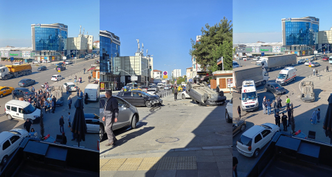 Kırmızı Işık İhlali Kaza Getirdi: 5 Yaralı