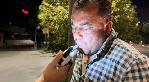 Polisten Kaçan Sürücü Yakalanınca "Burada Yatacaktım" Dedi