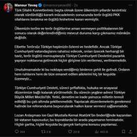 "Bu noktaya binlerce şehit ile gelindi"