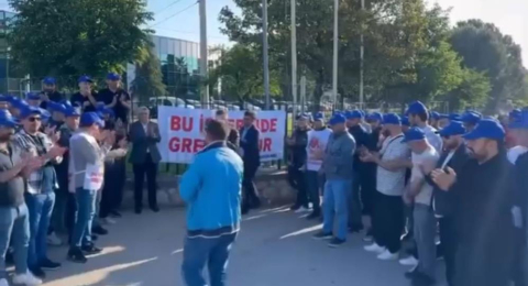 Grev başladı, üretim durdu