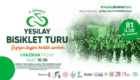 Sağlıklı yaşam için Yeşilay'la bas pedala