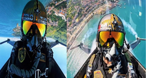 SOLOTÜRK Ordu Gösterisinin, Uçak İçi Görüntüsü Paylaşıldı