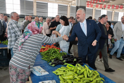 MENEMEN’DE TÜRKELLİ KAPALI PAZAR YERİ AÇILDI