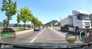 Çılgın Kamyoncu Otobanda Tersten Gitti
