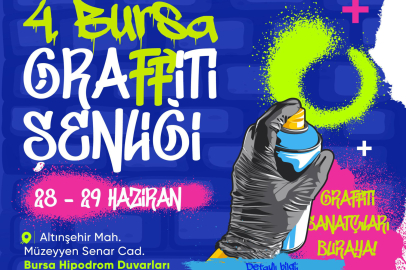 4. BURSA GRAFFİTİ ŞENLİĞİ’NDE BULUŞALIM!