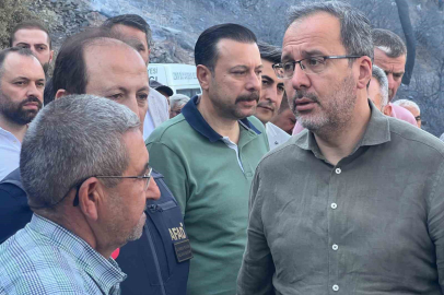 KASAPOĞLU’NDAN YANGIN BÖLGESİ ÖDEMİŞ’E ZİYARET