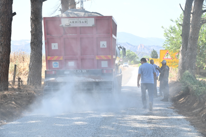 MANİSA’DA ASFALT SEFERBERLİĞİ SÜRÜYOR