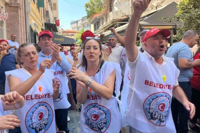 İZMİR’DE İŞÇİ EYLEMİ SÜRÜYOR