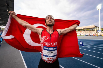 MİLLİ ATLETTEN ALTIN MADAYLA