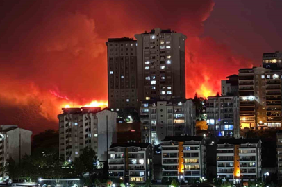 BURSA’DA GECENİN KARANLIĞI YANGININ ALEVLERİYLE AYDINLANDI