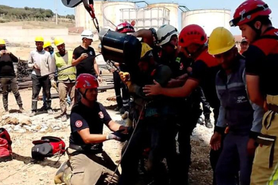 ALİAĞA’DA KORKU DOLU ANLAR: DERİN KUYUDAN SAĞ KURTARILDI