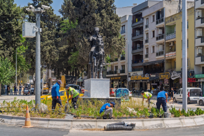 İZMİR’DE YEŞİL ALANLARDA SU TASARRUFLU DÖNÜŞÜM BAŞLADI