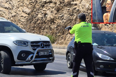 TATLISES’İN KIZI DİLAN ÇITAK, POLİSİN ÜZERİNE ARABA SÜRDÜ