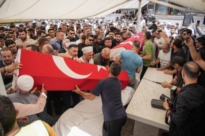 YANGIN ŞEHİTLERİ SONSUZLUĞA UĞURLANDI