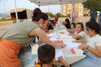 YANGIN BÖLGESİNDEKİ ÇOCUKLAR UNUTULMADI
