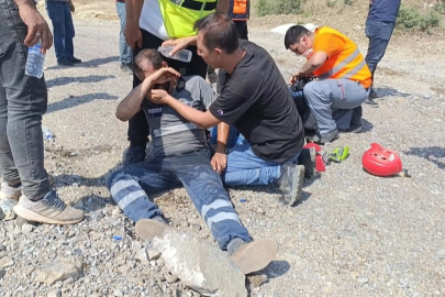 YANGINA MÜDAHALE EDEN İŞÇİ BAYGINLIK GEÇİRDİ, AYILDIĞINDA HAYVANLAR İÇİN GÖZYAŞI DÖKTÜ