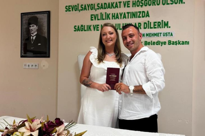 İZNİK'E AMERİKALI GELİN