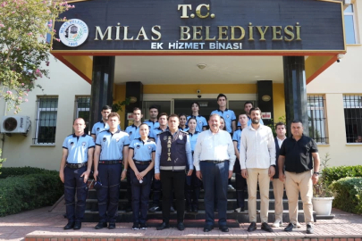 MİLAS'IN YENİ ZABITALARI GÖREVDE