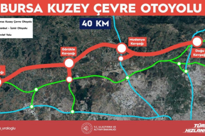 BURSA'YA 40 KİLOMETRELİK YENİ ÇEVRE YOLU