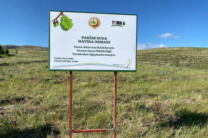SEZEN AKSU, PAKİZE SUDA ADINI HATIRA ORMANI İLE YAŞATACAK