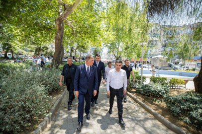 BUCA BEYAZIT AYKUT PARKI YENİLENİYOR