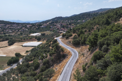 MANİSA ’DA 14 KİLOMETRELİK YOL SORUNU ÇÖZÜLDÜ