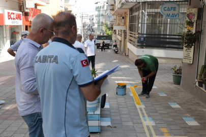 KONAK ’TA SARI ÇİZGİ UYGULAMASI BAŞLADI