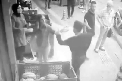KADINA ŞİDDET SANİYE SANİYE GÖRÜNTÜLENDİ