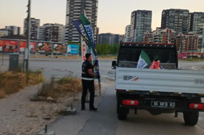 NİLÜFER'DE KALDIRIM İŞGALİNE GEÇİT YOK