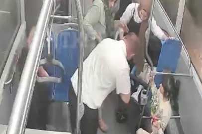 OTOBÜS ŞOFÖRÜNDEN HAYAT KURTARAN HAMLE