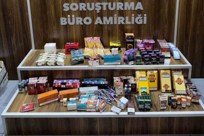 GAZİEMİR ’DE TEKEL BAYİSİNE KAÇAK BASKINI