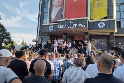 BUCA İŞÇİLERİ HAKLARI İÇİN SOKAKTA
