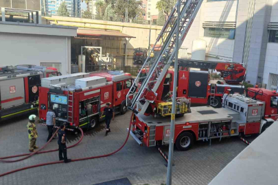 TORBALI DEVLET HASTANESİNDE YANGIN PANİĞİ